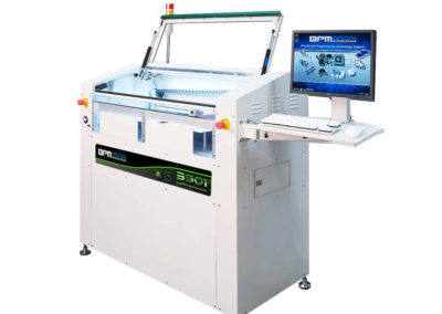 BPM 3901 Low Cost Automated Programmer, FP-3901. Hight volume. High Mix. Small footprint. WhisperTeach™ self-teaching positioning enables quick setup. Equipped with On-The-Fly Vision alignment guarantees programming of up to 1432 devices/hour. What more do you need?
