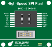 Total Phase Flash SOIC-16 Socket Board-10/34