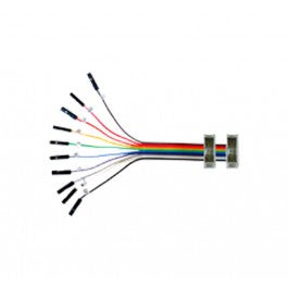 Total Phase 10-Pin Split Cable, TP240212. The 10-Pin Split Cable is the ideal solution for you. This cable attaches to the ribbon cable on the Aardvark I2C/SPI Host Adapter or the Beagle I2C/SPI/MDIO Protocol Analyzer and provides individual leads for each pin.