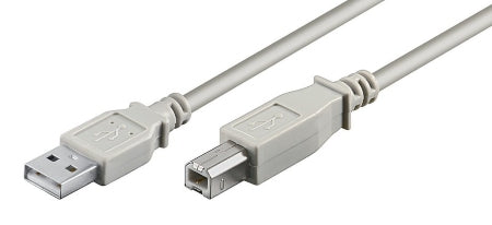 Total Phase USB A-B Cable 6 ft, TP321110-6. The USB A-B Cable 6ft has standard USB-A and USB-B connectors.