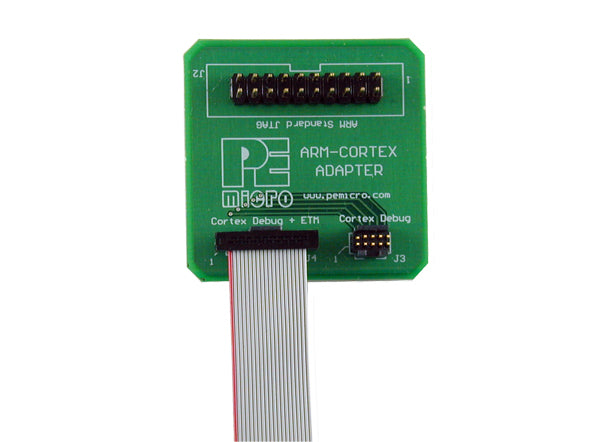 JTAG_SWD_Adapter, JTAG_SWD_Adapter. PEmicro&#39;s Cyclone MAX Adpater for ARM® processors is used to connect a mini-10 or mini-20 pin ribbon cable to a standard Kinetis® debug header, such as that on PEmicro&#39;s Cyclone MAX programmer. It includes a mini-20 pin ribbon cable.
