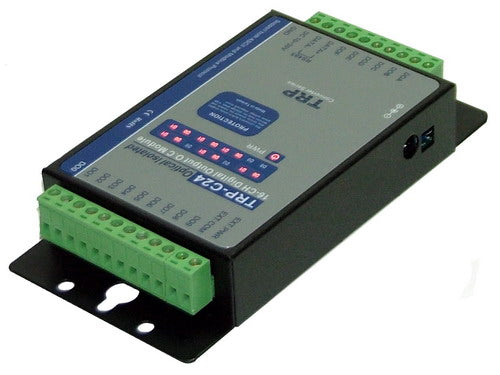 Trycom TRP-C24, TRP-C24. An isolated output open collector RS-485 module, provides 16 digital outputs channels that allow you output open collector signal (100mA) to driven your devices on RS-485 network. All channels feature screw terminals for convenient connection of field signals as well as LED’s to indicate channel working status.