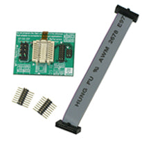 Dediprog Reference Flash Adapter (SO16W), EM-AD-RF16. During the usage of EM100 and EM100Pro, users may want to use a real serial flash to verify the developed codes. This can be done by unplugging the EM100 from the target board and plug the reference flash adapter by using the same 1.27mm 2x4 cable.