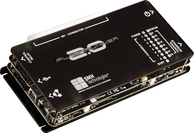 SMH FlashRunner 2.0 Technology | 16 Parallel ISP Programmers