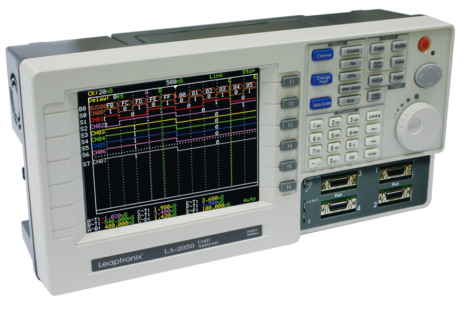 Leaptronix LA-2050, LA-2050. This professional stand-alone Logic Analyzer and Data Logger provides the most reliable, accurate data capture and the most complete view of system behavior.