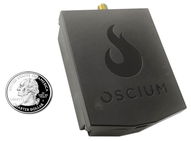 Oscium WiPry 2500X, WiPry_2500X. Transforme un smartphone ou une tablette en analyseur de spectre double bande (2,4 &amp; 5 GHz). Cet outil totalement portable offre une solution idéale pour les professionnels des ondes et les techniciens de terrain.