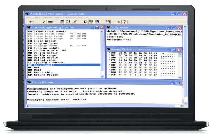 Pe Micro Interface PEmicro PROGHCS08 | 68HCS08 Flash/EEPROM Programmer Software