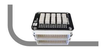 SMH Relay Barrier 3/4 channels, FRLAN2PONXGRB04. Compatible for the SMH FlashRunner LAN 2.0 NXG 3 and 4 channels.