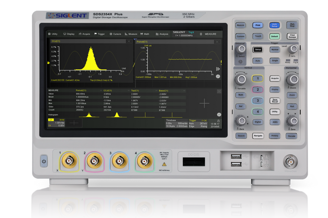 Siglent SDS2000X Plus Series, SDS2102X+. SIGLENT’s SDS2000X Plus is a four model series of digital storage oscilloscopes available up to 4 analog channels + 16 digital channels (optional) with mixed signal analysis ability.