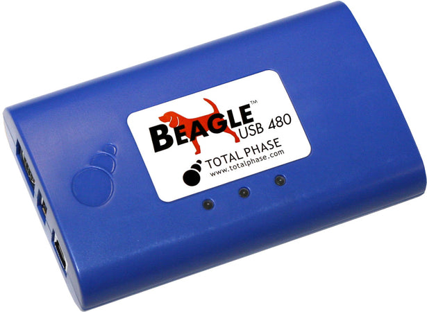 Total Phase Beagle USB 480, TP320510. Der Beagle USB 480 Protokoll Analysator ist ein verzerrungsfreier Hochgeschwindigkeit-Bus-Monitor. Entwickler können den Datenverkehr auf dem USB Bus überwachen. Dies in Echtzeit mit einer Packet-Level Zeitauflösung von 16.67 ns.