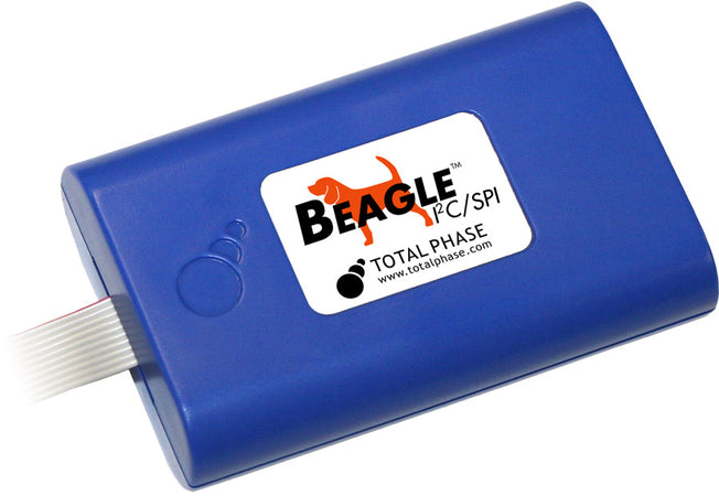 Total Phase Beagle I2C/SPI/MDIO, TP320121. The versatile Beagle I2C/SPI/MDIO Protocol Analyzer is the ideal tool for the embedded software engineer who is developing an I2C, SPI, or MDIO based product. The Beagle analyzer provides a high performance monitoring solution in a small, portable package.
