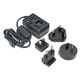 Total Phase USB Micro B Power Adapter, TP512010. This power adapter enables you to power your Promira Serial Platform directly from any wall outlet. This universal design provides connectivty to power outlet types A, C, G and I.
