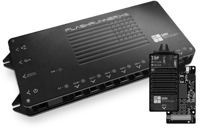 SMH FlashRunner High-Speed | ISP Programmer | eMMC, QUAD SPI, NAND ...