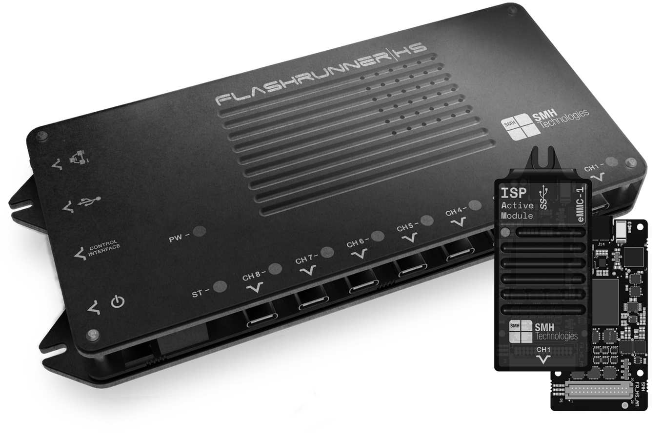 SMH FlashRunner High-Speed | ISP Programmer | eMMC, QUAD SPI, NAND ...